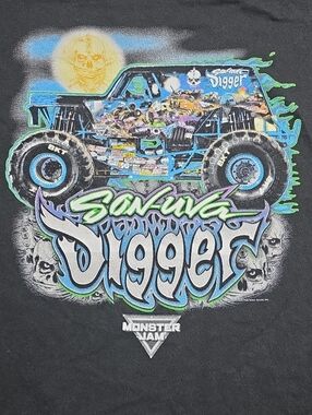 Delta Pro Weight | Vintage Inspired Son-Uva Digger Monster Jam Graphic Tee Sz Lg